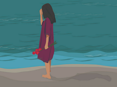 Mood _ beach love! illustration i digital art