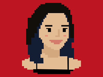 Pixel Portrait chracter design icon illustraion pixel pixel art pixel artist pixel icons pixel perfect icon pixelart self portrait