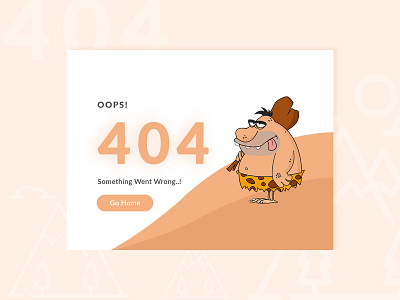 404 Not Found Error design illustration web