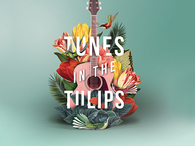 Tunes In The Tulips - gig poster