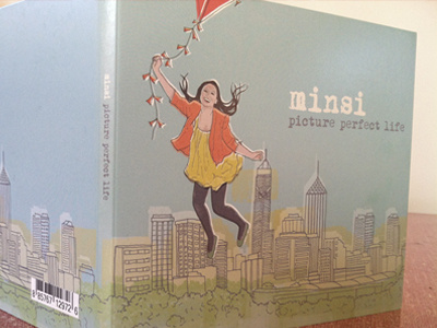 Minsi Cover album album art cd city illustration kite music musician portrait