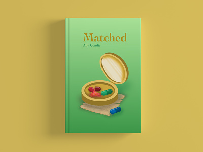 Matched By Ally Condie Book Cover Design book book cover cover design dribbbleweeklywarmup dystopia dystopian reading vector weeklywarmup