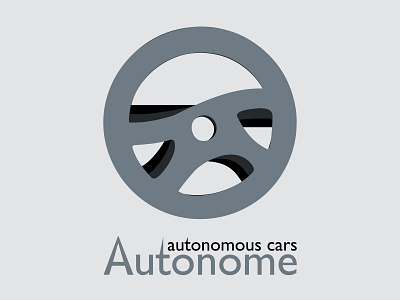 Autonomous Car Logo autonome autonomous car logo vector