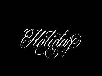 Final Lettering hand lettering holiday lettering script typograhy