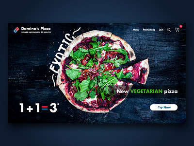 Domino’s landing page concept