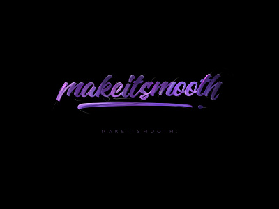Makeitsmooth logotype fanart!