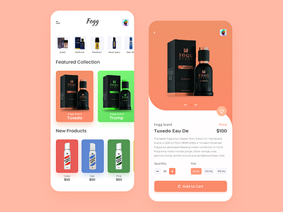 Fogg Product app ui concept design adobexd branding frontend pattern product design product page productdesign uidesign uikit uiux uxdesign uxuidesign webdesign