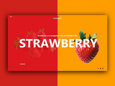 Strawberry ui design frontend uidesign userinterface uxdesign webdesign website