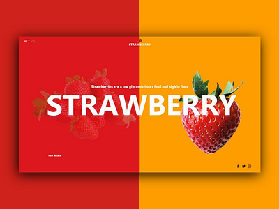 Strawberry ui design