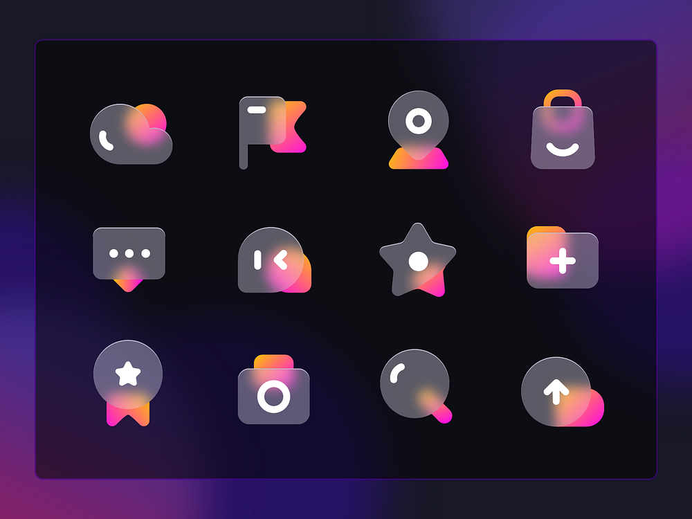 Hazy icon by 阿微Vera on Dribbble