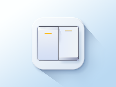 Copy a materialized icon-拟物化图标 icon materialized switch ui ux 图标 开关 拟物化 设计