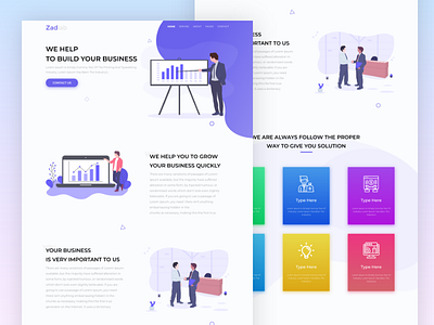 Business Marketing Landing Page