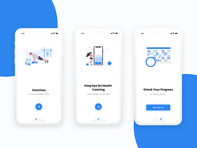 Onboarding screens