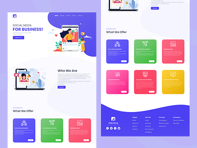 Markting For Business Landing Page