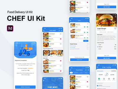 CHEF Food Delivery UI Kit