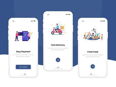 Food App Onboarding UI kit