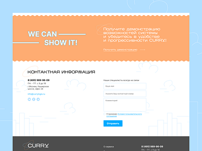 CURRY | website design for logistic company