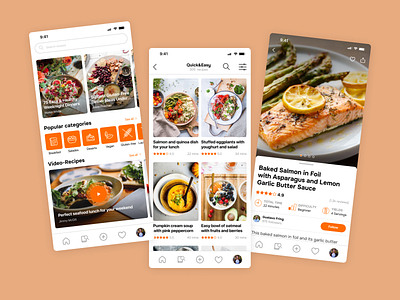 The mobile app | recipes | cooking