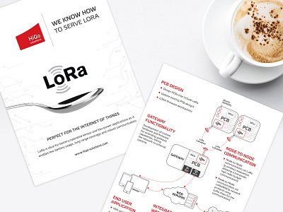 LoRa Flyer branding communication embedded engineering flyer internet of things iot it lora network protocol technology