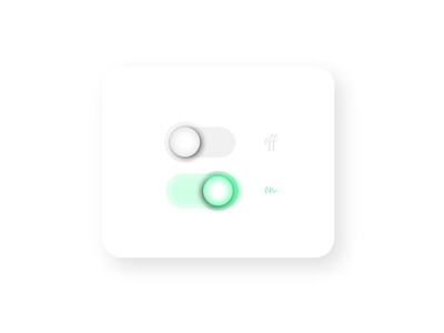 Daily UI Challenge - Day 10 alarm app design element icon minimal off on simplicity switch transparent ui visual web