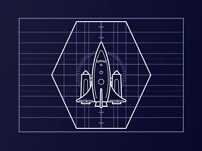 Sci-fi UI illustrator rocket sci fi space spaceship ui ux vector