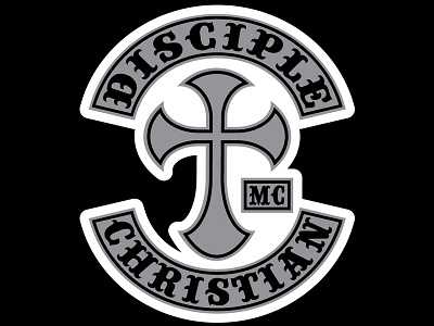 Disciple Christian Motorcycle Club Sticker christian club disciple motorcycle sticker
