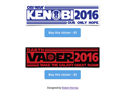 Galactic Bumper Stickers