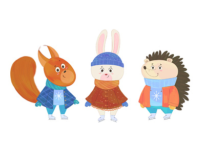 Little animals animals branding cartoon character illustration illustrator mascot