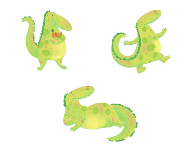 Funny crocodile animal cartoon character crocodile illustration illustrator kidlit mascot