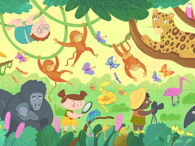 Animal World animal art book childhood children illustration illustrator kidlit story