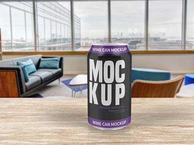 Beer Can Mockup V5 3d brand