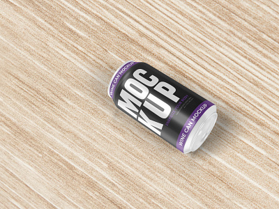 Beer Can Mockup V8 template