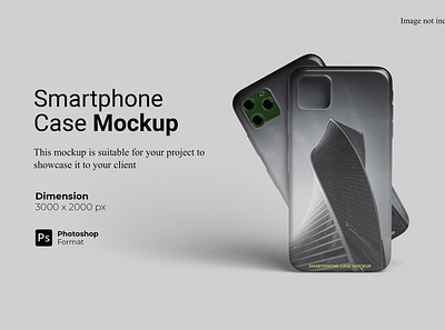 Smartphone Case Mockup Template Cover casing