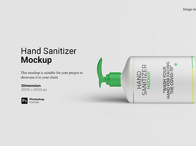 Hand Sanitizer Mockup Cover Preview disinfect