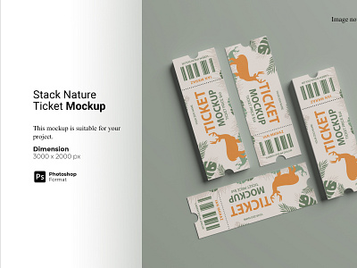 Stack Nature Ticket Mockup