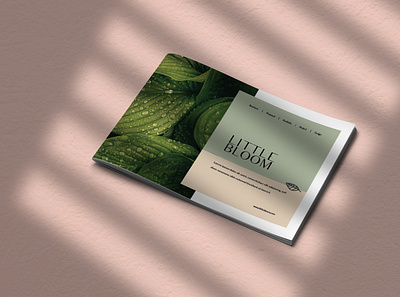 Little Bloom - Brochure Landscape Template newsletter