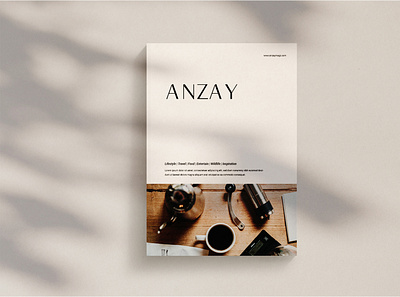 Anzay - Magazine Template leaflet