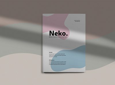 Neko - Brochure Template leaflet
