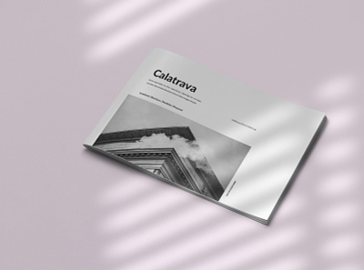 Calatrava - Landscape Brochure Template Indesign catalog