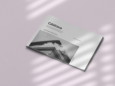 Calatrava - Landscape Brochure Template Indesign