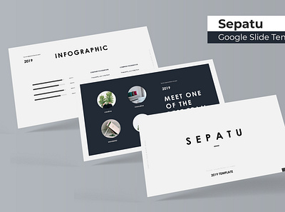 Sepatu Google Slide Template clean