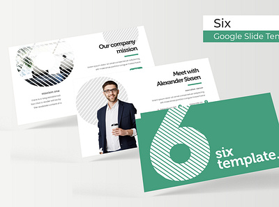 Six Google Slide Template startup