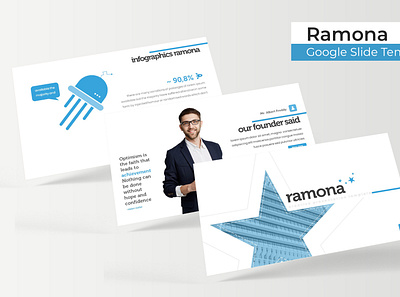 Ramona Google Slide Template startup