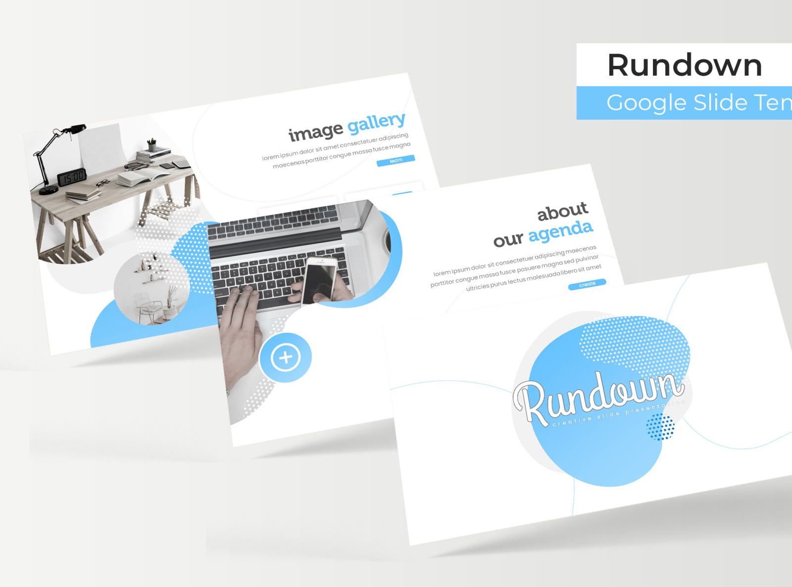 Rundown Google Slide Template by ianmikraz on Dribbble