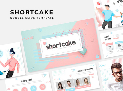 Shortcake Google Slide Template studio