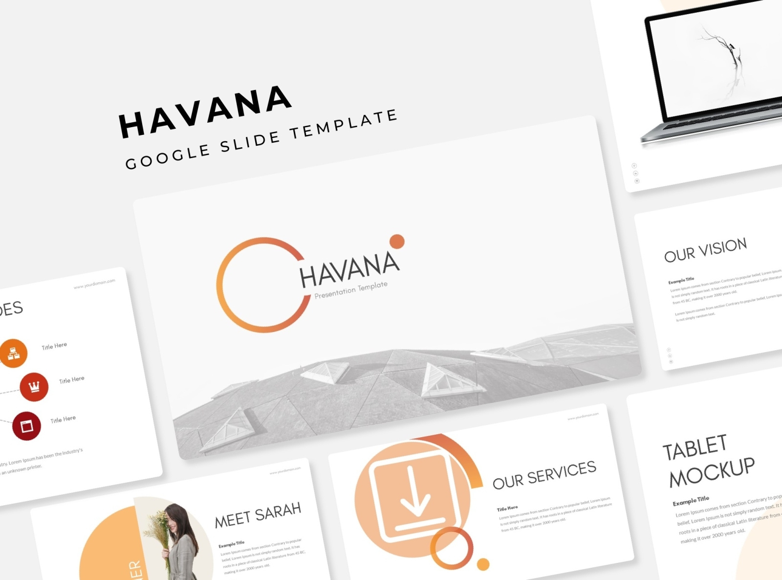 Havana Google Slide Template by ianmikraz on Dribbble