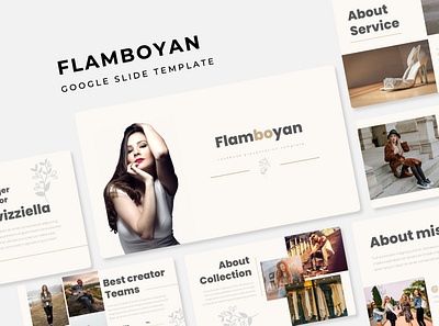 Flamboyan Google Slide Template brochure