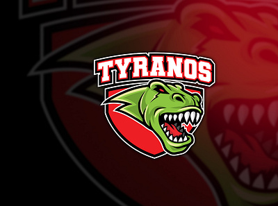 Tyrannosaurus Rex Esport Logo Template dinosaurs