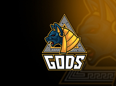 Egyptian Gods Bastet Esport Logo Template club