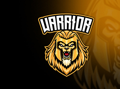 Lion Warrior Esport Logo king